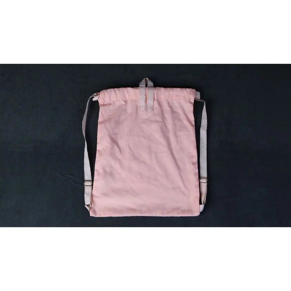 Disney Parks Bibbidi Bobbidi Boutique Cinch Sac Bag Backpack Sparkle Crown Gold - Picture 7 of 10